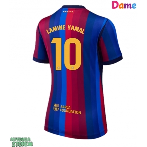 Barcelona Lamine Yamal #10 Replika Hjemmebanetrøje Dame 2026-27 Kortærmet